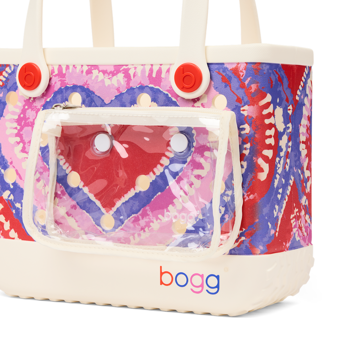 Bitty - Dye-licious Heart Buoy Red E1