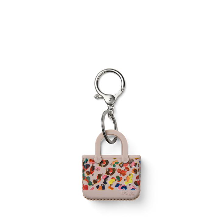 Tiny Tote Keychain - Neon Jungle D6