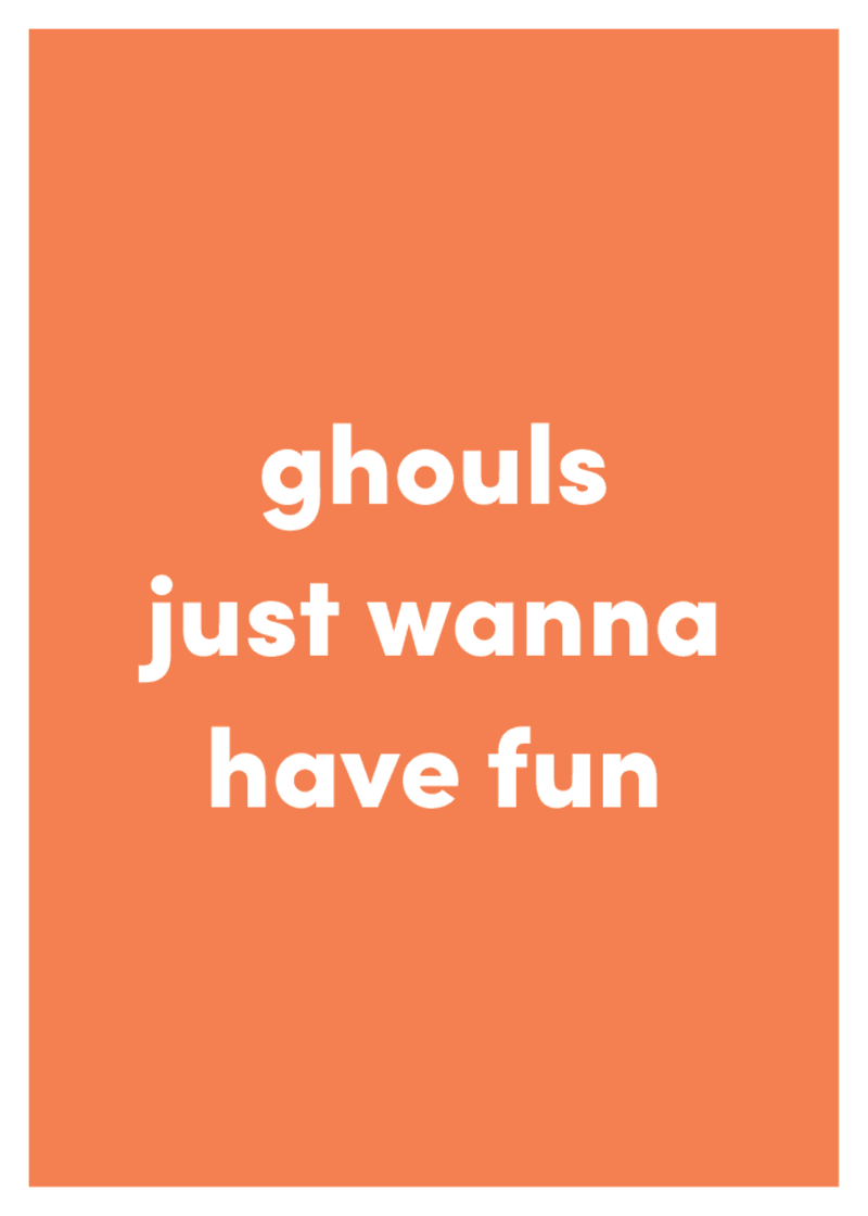 Ghouls Greeting Card B2