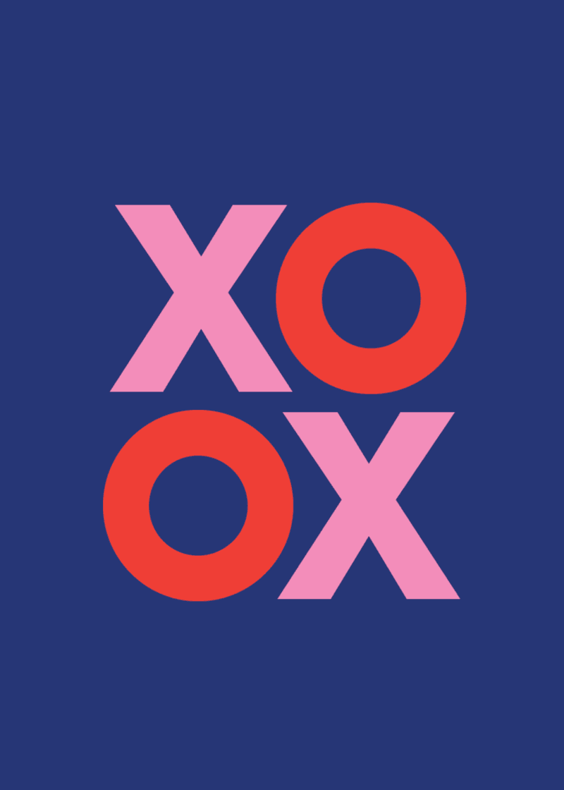 XOXO Greeting Card Y9