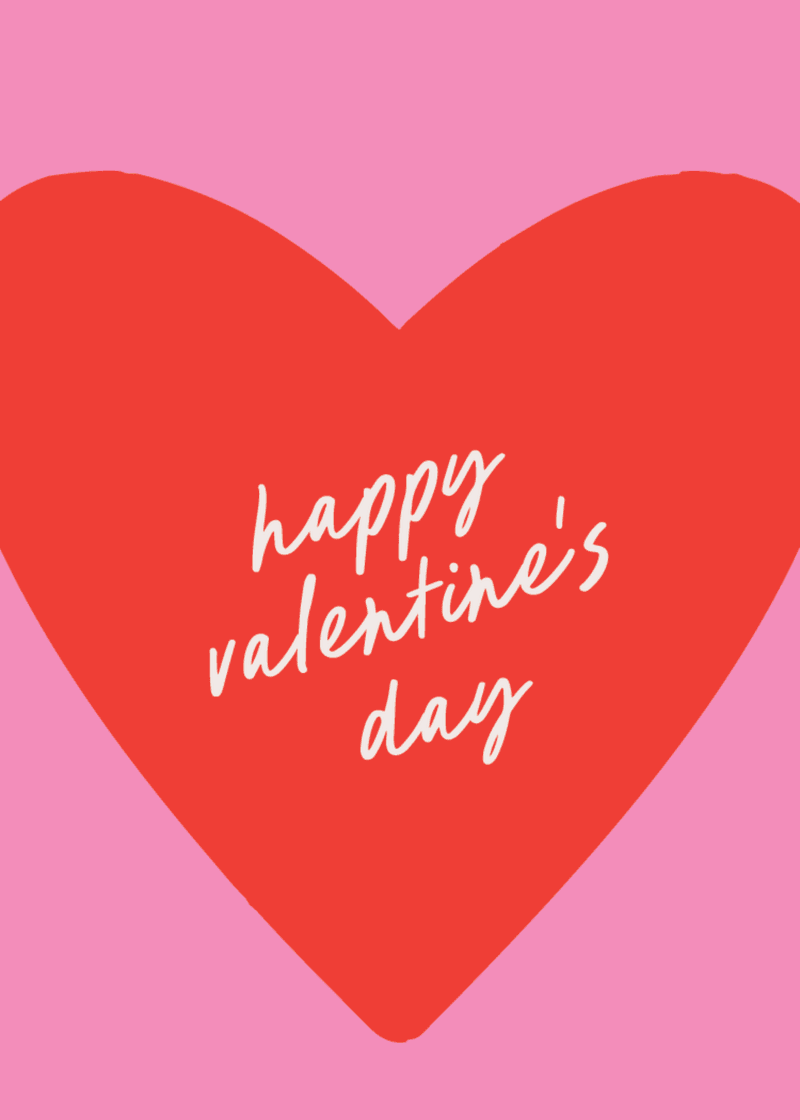 Happy Valentine's Day Greeting Card Z5