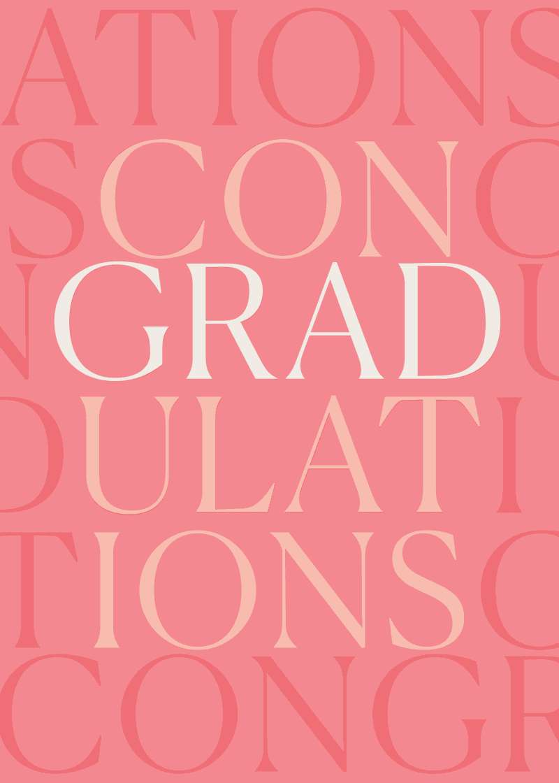 Graduation Congratulations Greeting Card B3