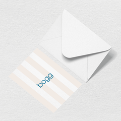 Bogg Stripes Greeting Card T8