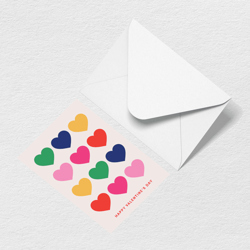 Hearts Greeting Card Z3