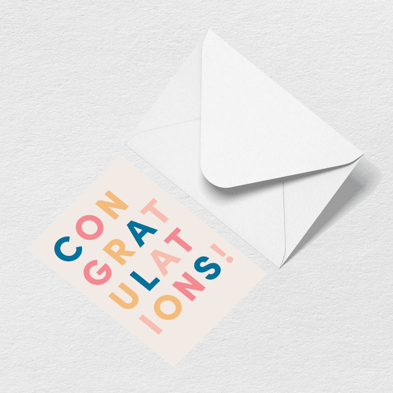 Bogg Congratulations Greeting Card G3