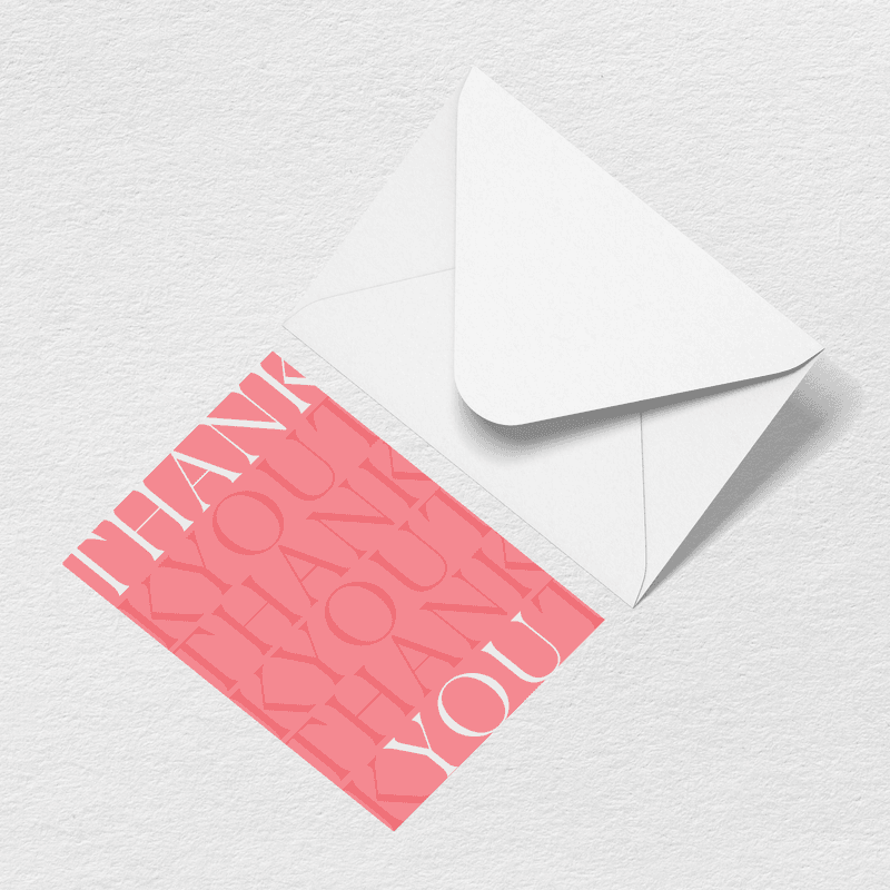 Bogg Thank You Greeting Card V8