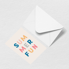 Summer Fun Greeting Card A1