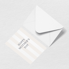 Mother's Day Stripes Greeting Card F3