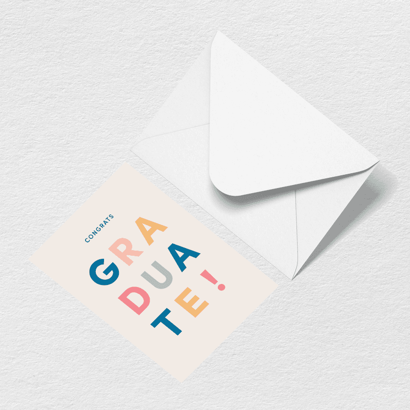 Graduation Graduate Greeting Card V9