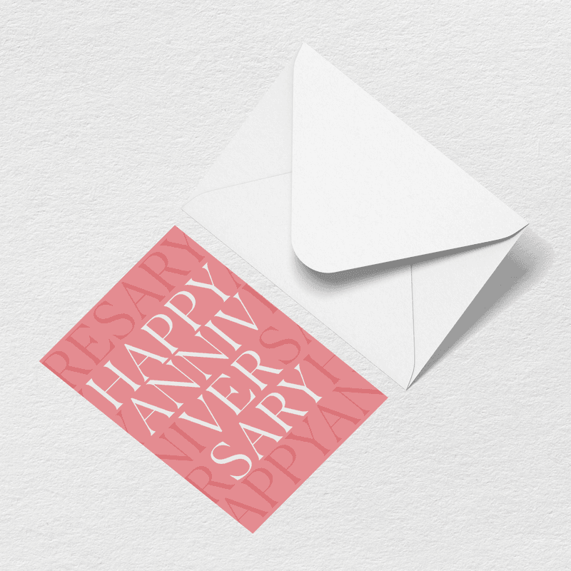 Happy Anniversary Greeting Card R1